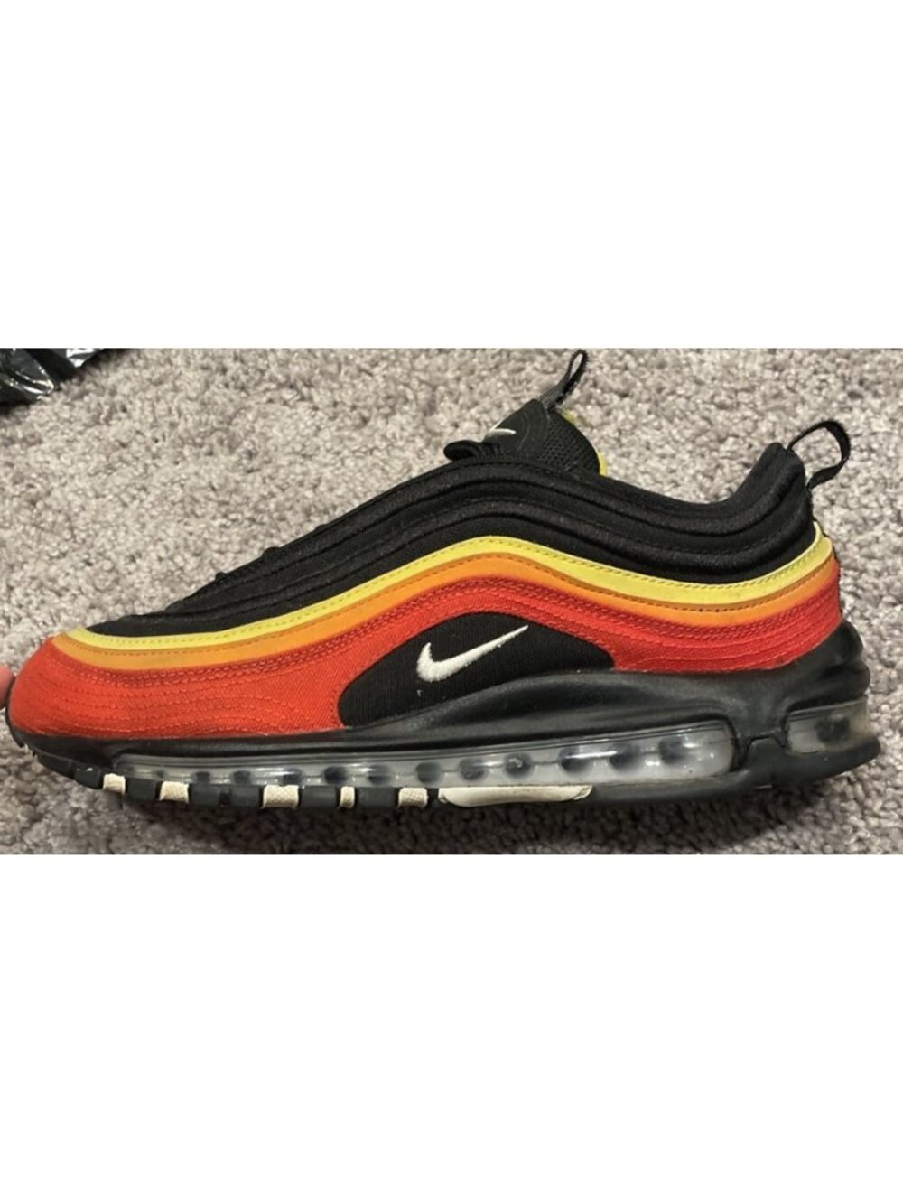 Nike Air Max 97 Hanshin tigers black magma orange sneakers CT4525-001 size 8